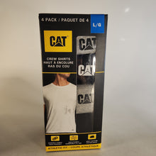 Load image into Gallery viewer, CAT Men's Crew Shirts 4pk