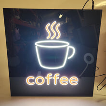 Load image into Gallery viewer, LED Lighted NANO Coffee Sign *Sale*