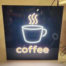 Load image into Gallery viewer, LED Lighted NANO Coffee Sign *SALE*