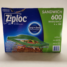 Load image into Gallery viewer, Ziploc Sandwich Bags