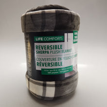 Load image into Gallery viewer, Life Comfort Reversible Sherpa Plush Blanket *King*
