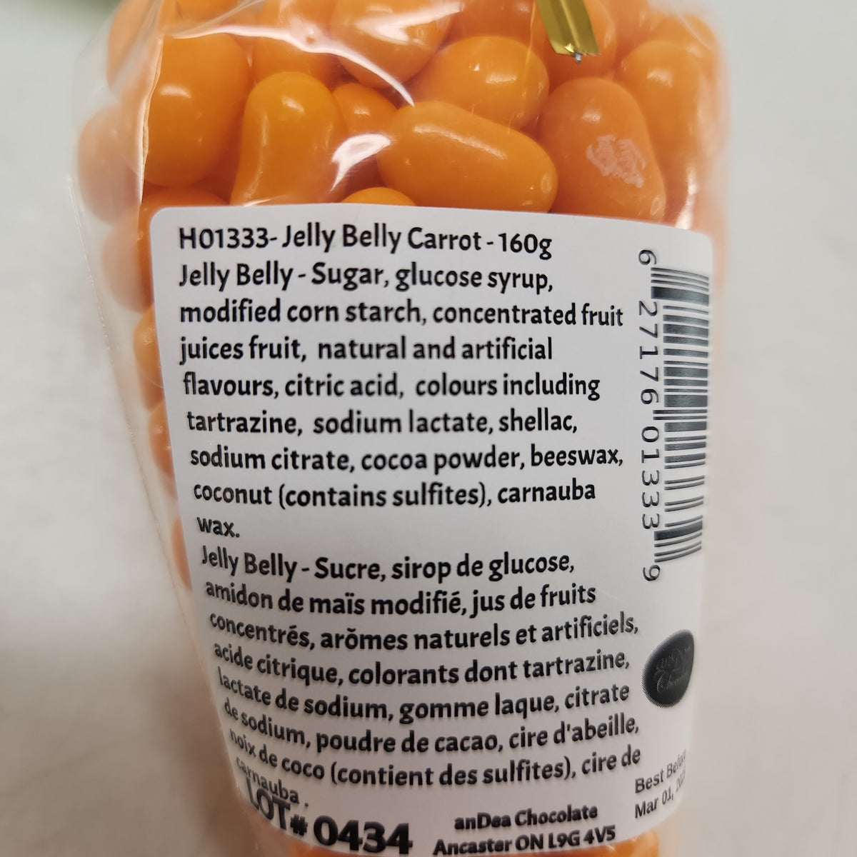 Jelly Belly Carrot *Sale* Morrow's of Drumbo