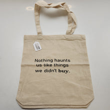 Load image into Gallery viewer, Punny Canvas Tote Bag *SALE*