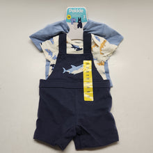 Load image into Gallery viewer, Pekkle 3pc Overall, Bodysuit & Shirt Set