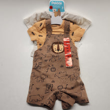 Load image into Gallery viewer, Pekkle 3pc Overall, Bodysuit & Shirt Set
