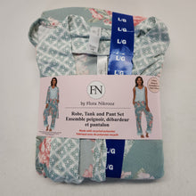 Load image into Gallery viewer, Flora Nikrooz Women's Robe, Tank & Pant Set