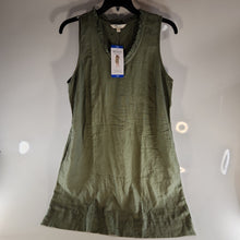 Load image into Gallery viewer, Briggs New York Ruffle Neck Cotton Dress