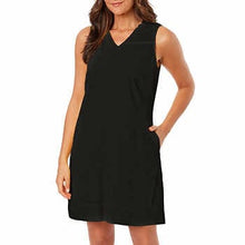Load image into Gallery viewer, Briggs New York Ruffle Neck Cotton Dress