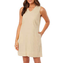 Load image into Gallery viewer, Briggs New York Ruffle Neck Cotton Dress