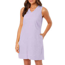 Load image into Gallery viewer, Briggs New York Ruffle Neck Cotton Dress
