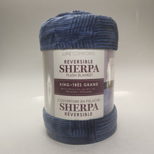 Load image into Gallery viewer, Life Comfort Reversible Sherpa Plush Blanket *King*