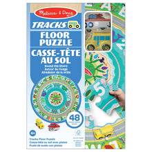 Load image into Gallery viewer, Melissa & Doug Round Tracks Floor Puzzle