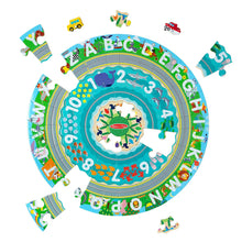 Load image into Gallery viewer, Melissa & Doug Round Tracks Floor Puzzle