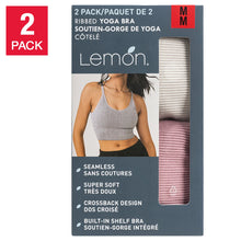 Load image into Gallery viewer, Lemon Ribbed Yoga Bra *Final Sale*