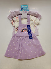 Load image into Gallery viewer, Pekkle 3pc Overall, Bodysuit & Shirt Set