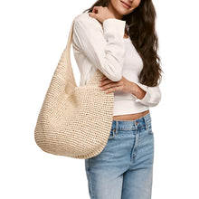 Load image into Gallery viewer, Banana Republic Raffia Tote Bag