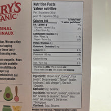 Load image into Gallery viewer, Mary's Organic Original Crackers