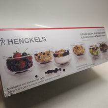 Load image into Gallery viewer, HENCKELS 6pc Double Wall Glass Bowls *SALE*