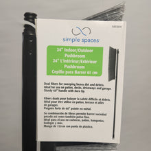 Load image into Gallery viewer, Simple Spaces 24" Indoor/Outdoor Pushbroom
