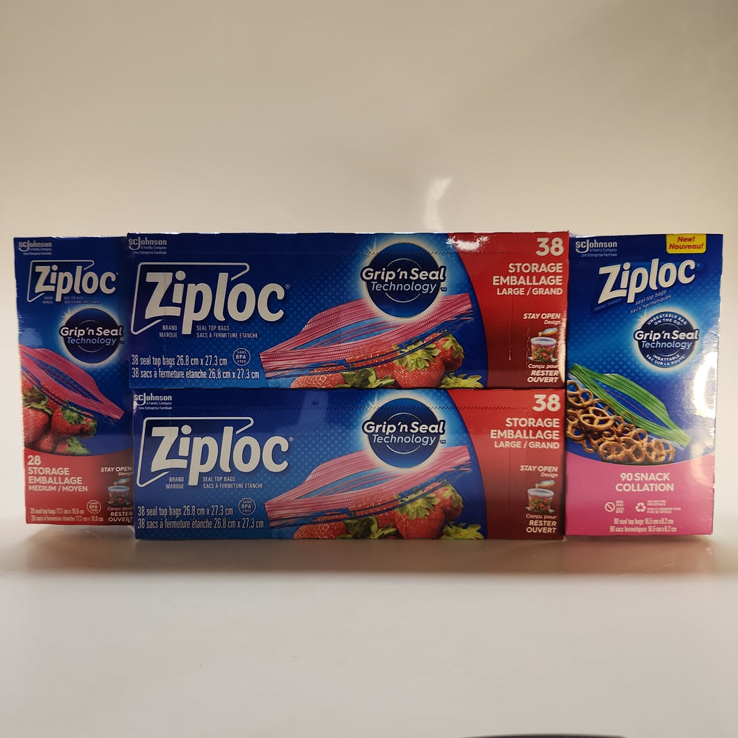 Ziploc Variety Storage Bag Pack