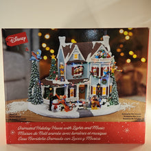 Load image into Gallery viewer, Disney Animated Holiday House With Lights &amp; Music
