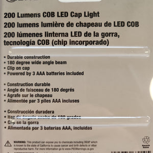 Power Zone LED Cap Light