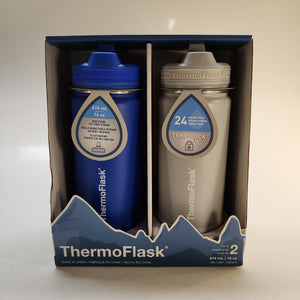 ThermoFlask Insulated Stainless Steel Water Bottle 474ml