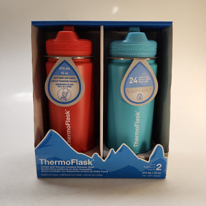 ThermoFlask Insulated Stainless Steel Water Bottle 474ml