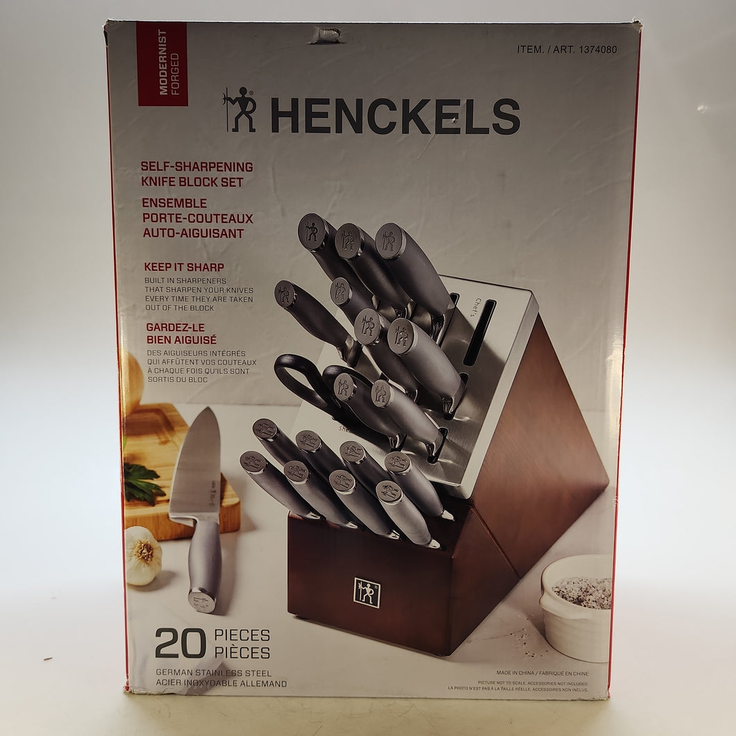 Henckels 20pc Self-Sharpening Knife Block Set