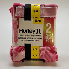 Load image into Gallery viewer, Hurley Girls&#39; Sleep Pants 2pk

