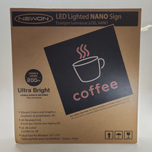 Load image into Gallery viewer, LED Lighted NANO Coffee Sign
