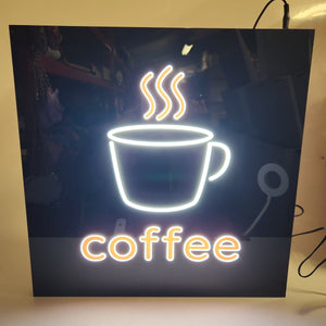 LED Lighted NANO Coffee Sign