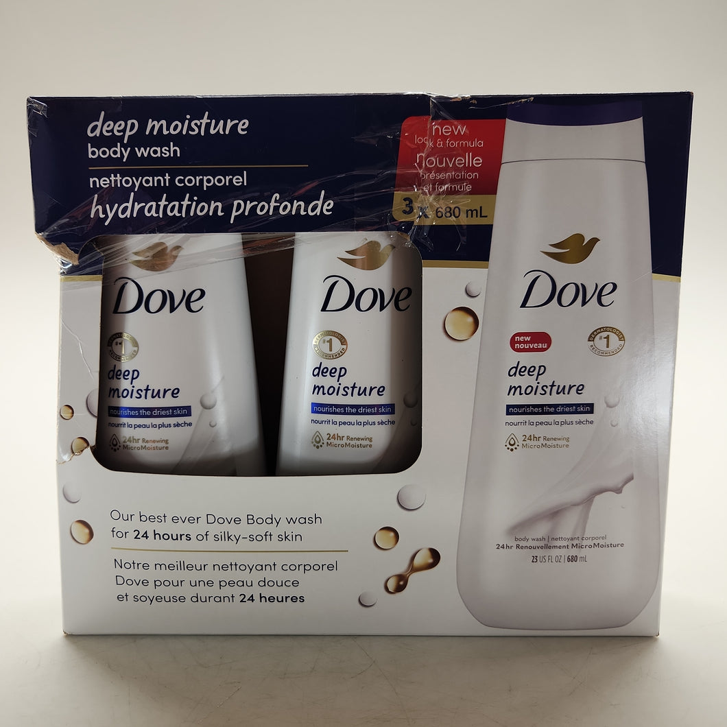 Dove Body Wash 3pk