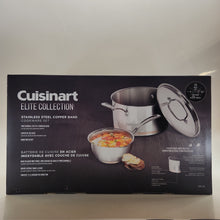Load image into Gallery viewer, Cuisinart Stainless Steel Copper Band Cookware Set
