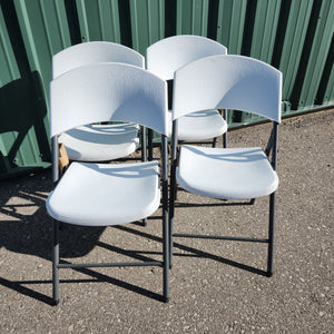 Lifetime Plastic Folding Chair 4pk