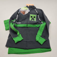 Load image into Gallery viewer, Mincraft Boy&#39;s Zip-Up &amp; Shirt
