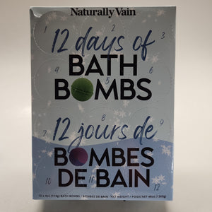Naturally Vain 12 Days Of Bath Bombs