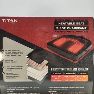 Titan Heatable Seat Cushion