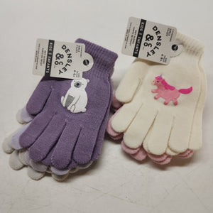 Densley Kids Character Knit Gloves 3pk