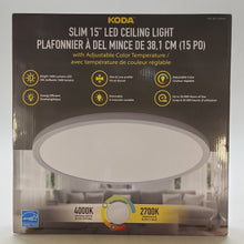 Load image into Gallery viewer, Koda Slim 15" LED Ceiling Light

