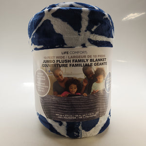 Life Comfort Jumbo Plush Family Blanket