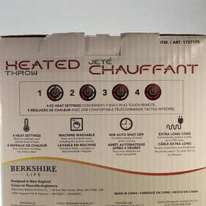 Berkshire Life Heated Throw