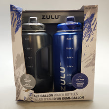 Load image into Gallery viewer, ZULU Half Gallon Water Bottle 2pk
