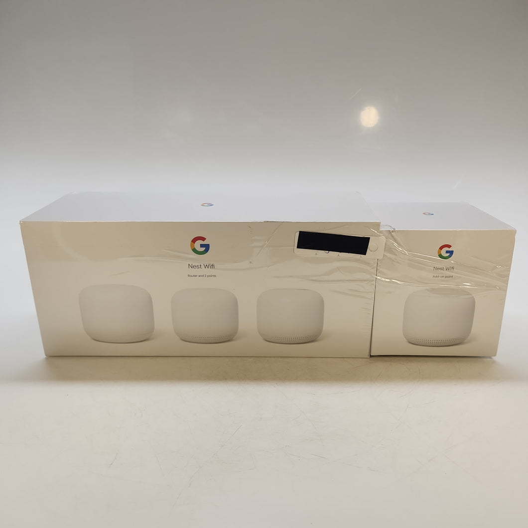 Google Nest WiFi Router & 2+1 Points