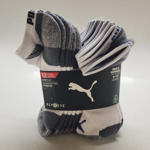 Puma Men's Low Cut Sock 12pk