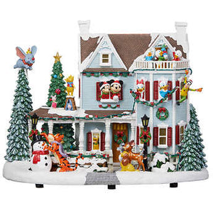 Disney Animated Holiday House With Lights & Music