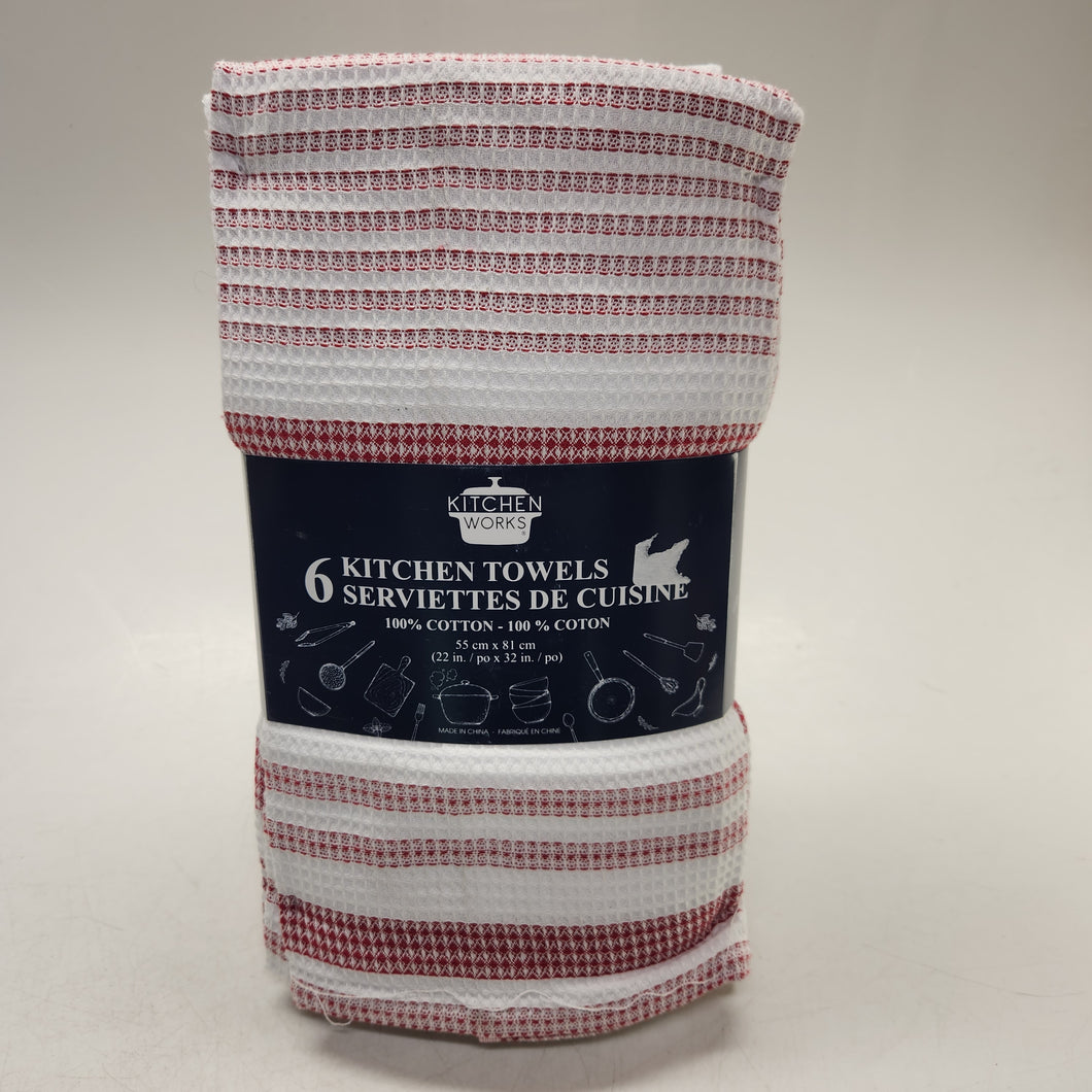 Kitchen Works Kitchen Towels 6pk
