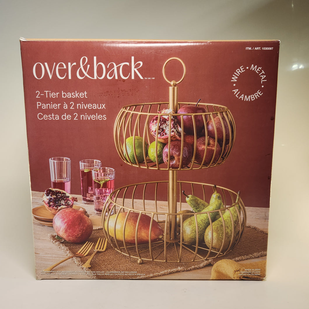 Over&Back 2 Tier Basket