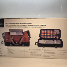 Load image into Gallery viewer, The Skyway Luggage Co. Two-Compartment Rolling Duffel
