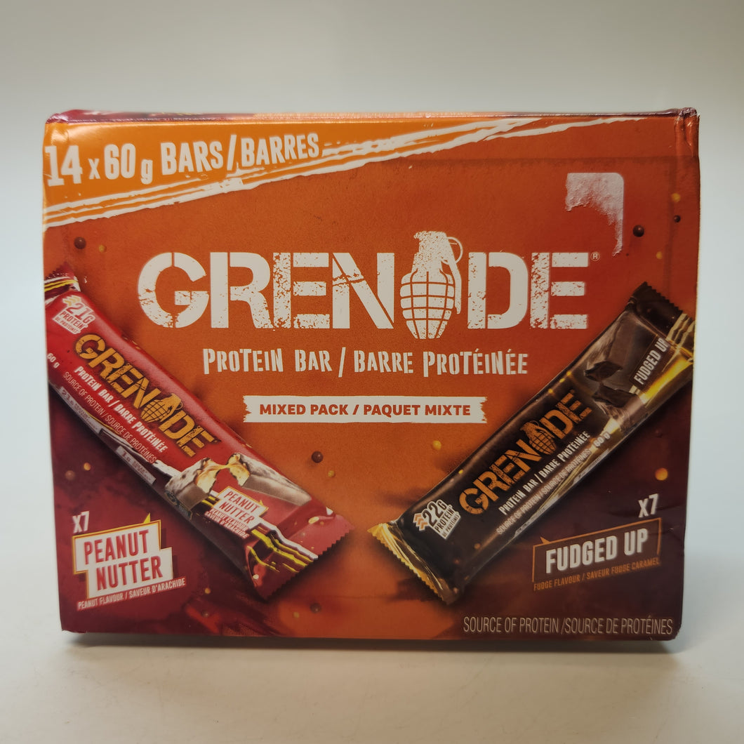 Grenade Peanut Nutter & Fudged Up Protein Bars